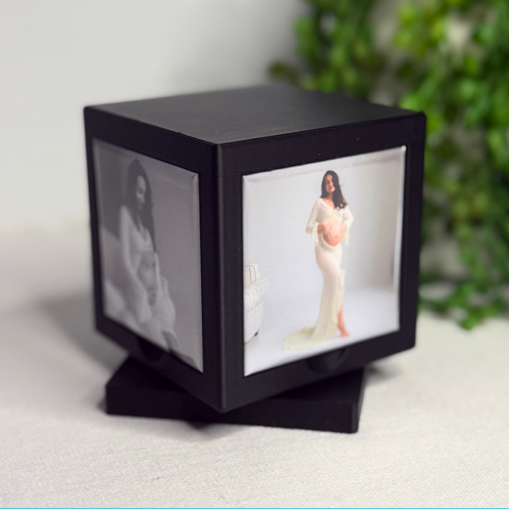 Spinning Cube Magnet Holder STL