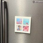 4 Image Magnetic Frame (5cmx5cm Magnets)