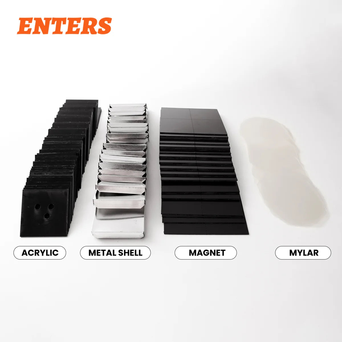 Enters 63.5×63.5mm Square Magnet Press Kit