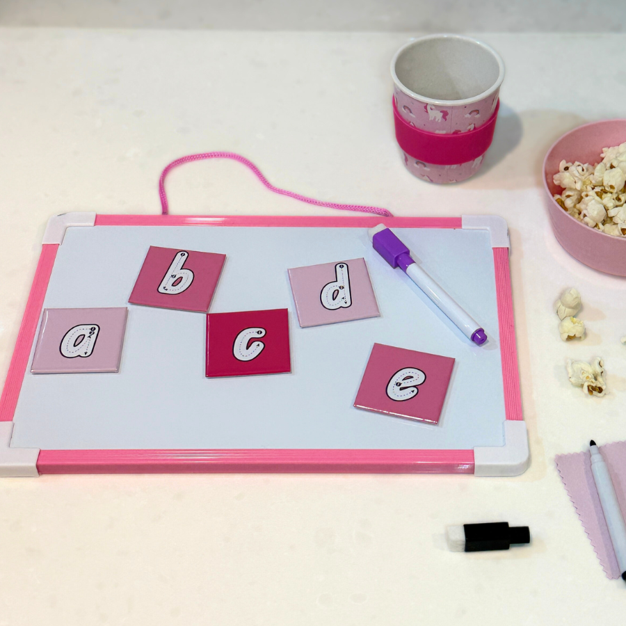 Name Writing Tiles Write & Wipe Name Tiles – Educational Magnetic Letters for Kids – Still ...