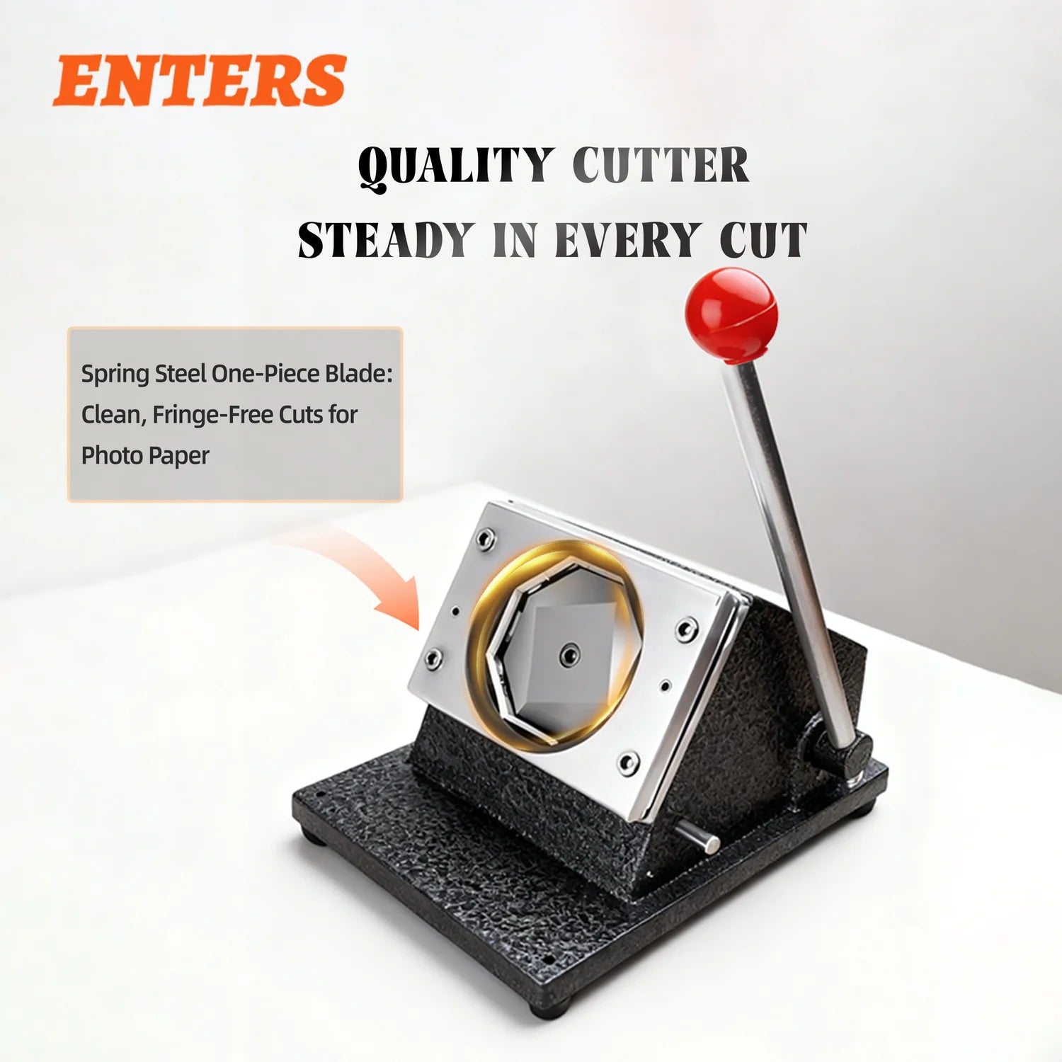 Enters 50mm Fridge Magnet Press + 100 materials