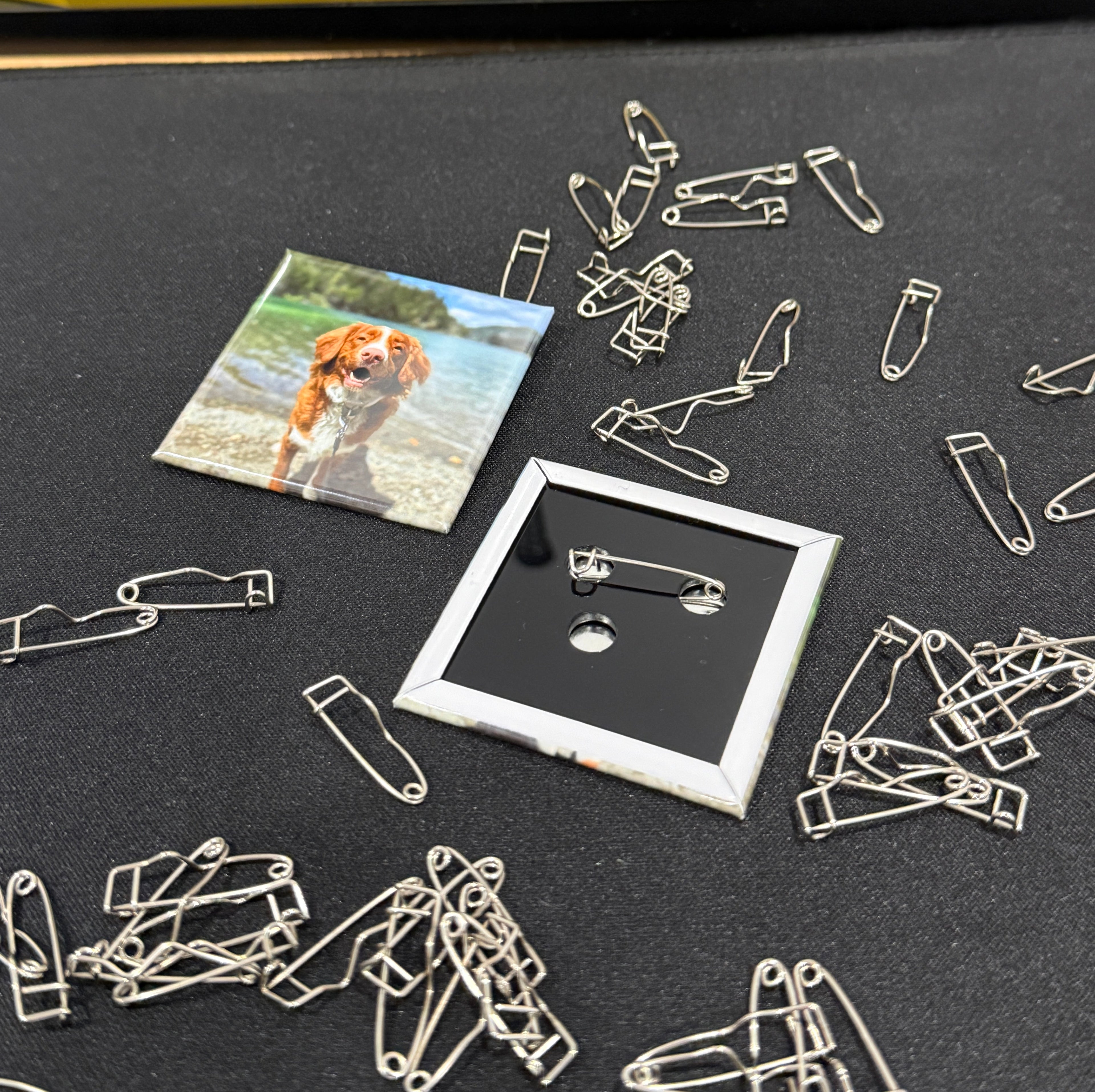 Badge Safety Pins - 50 Pack