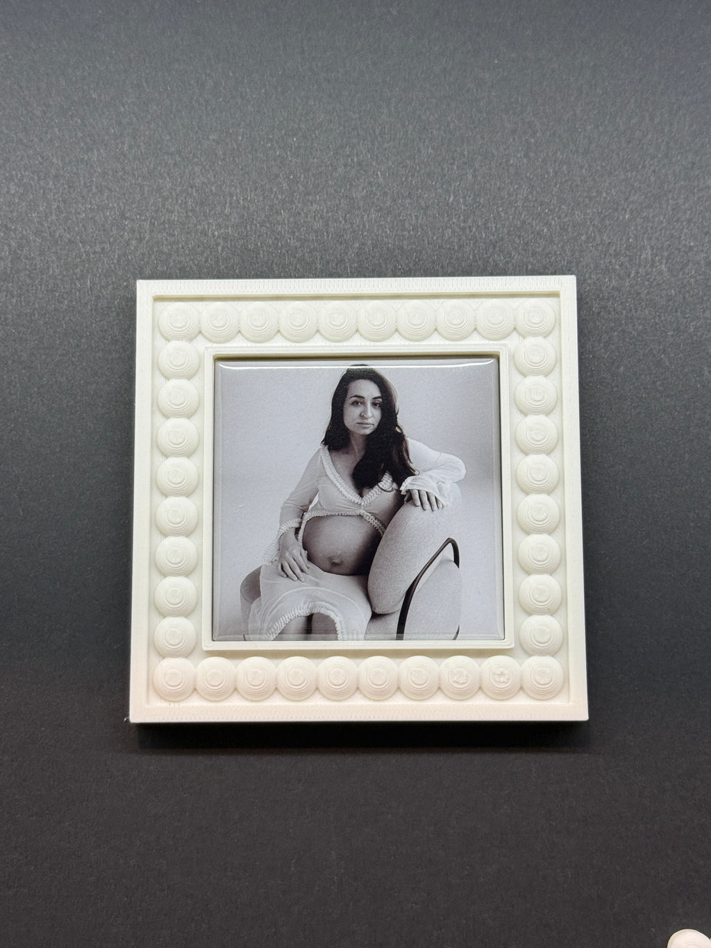 Beaded Snap On Fridge Frames | STL
