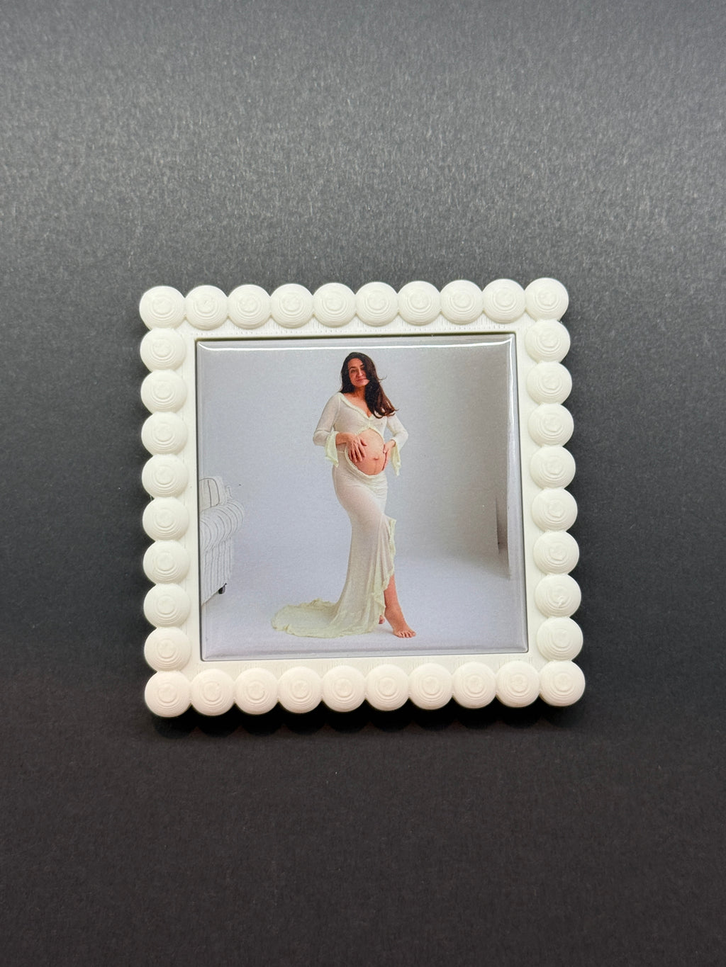 Beaded Snap On Fridge Frames | STL